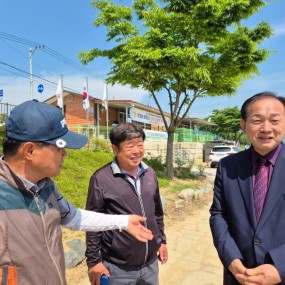 신현국 문경시장, 문경구장 불시 방문해 관계자 격려